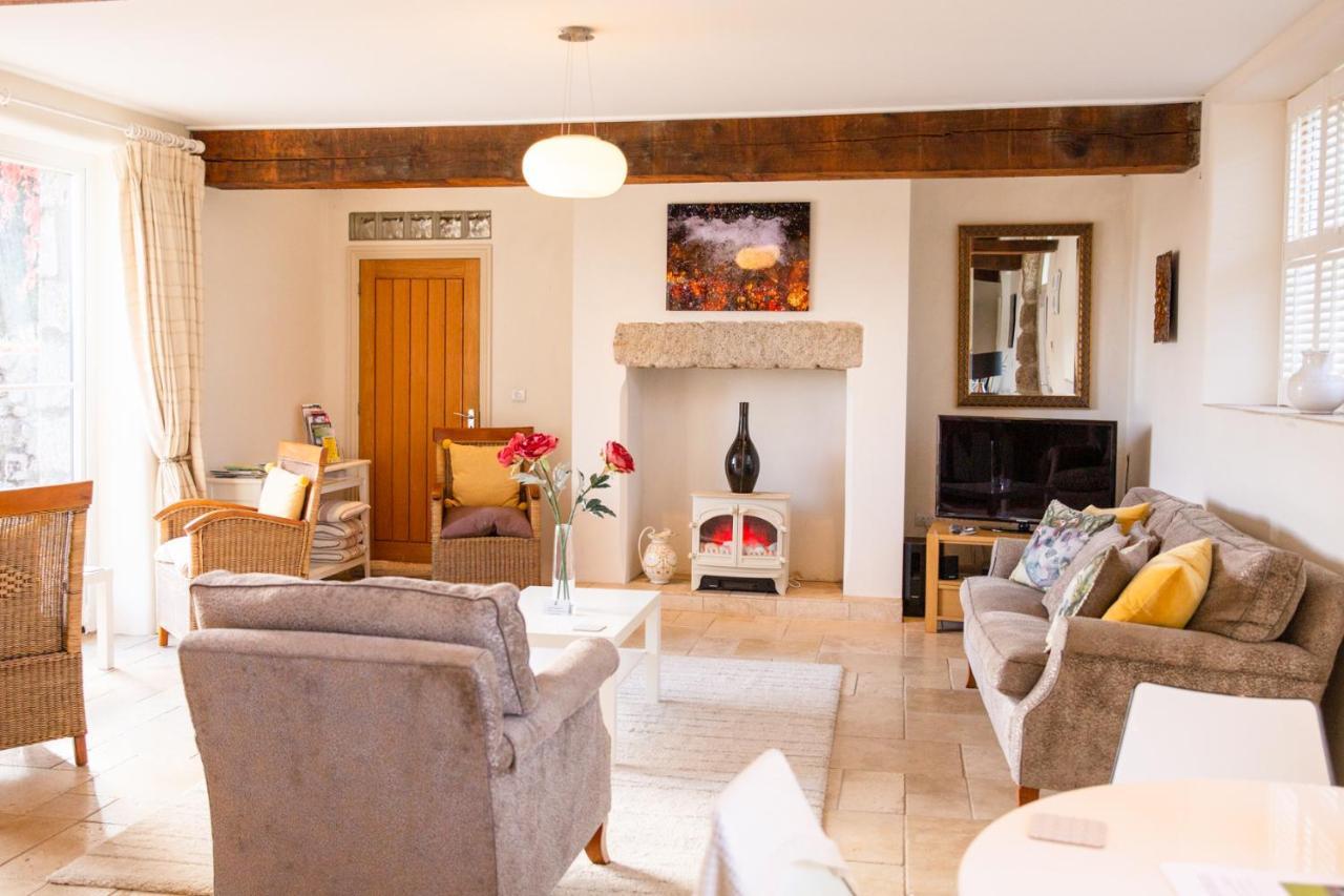 Higher Weddicott Barn Holiday Cottage - Self Catering Chagford Exteriér fotografie